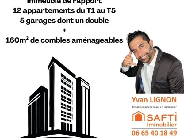 Immeuble de rapport - coeur du centre-ville