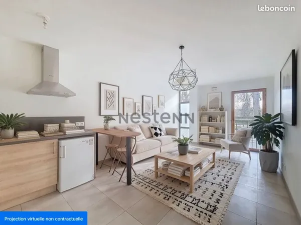Appartement 2 pièces 39 m²