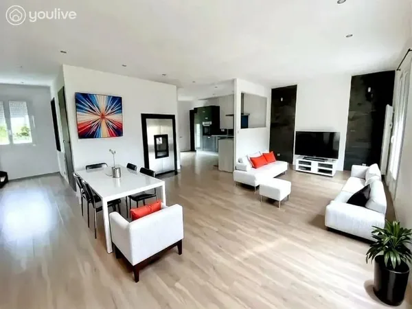 Maison T5 avec jardin sans vis-à-vis