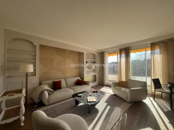 3 pièces meublé standing, balcon, parking + 150 €