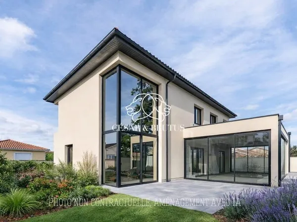 MIONS - Maison de 7 pièces de 500 m² avec piscine couverte et