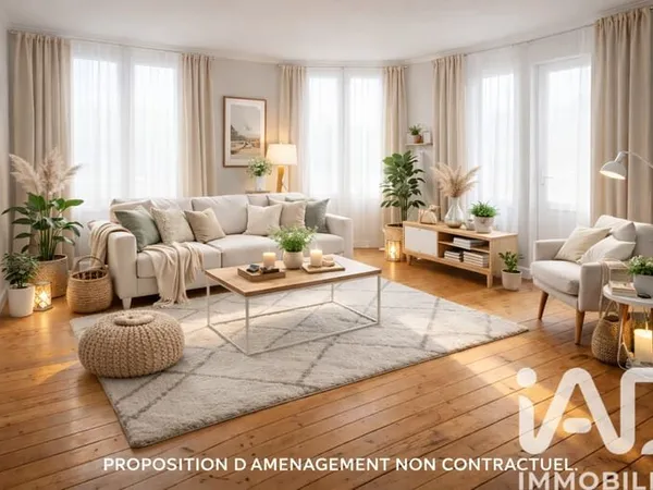 Appartement 2 pièces 51 m²