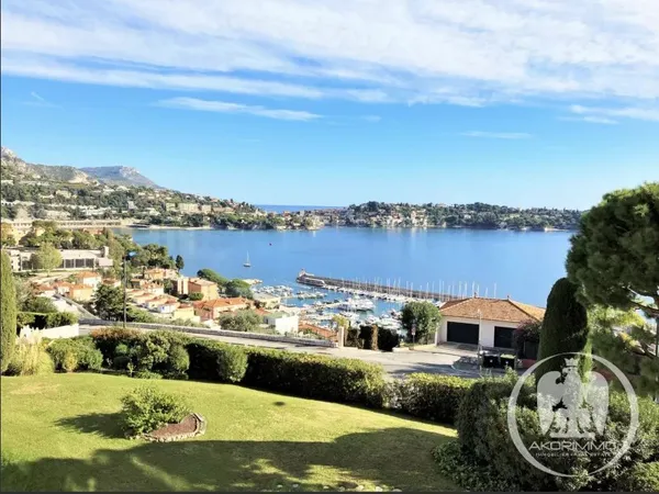 Villefranche-sur-Mer appartement 3P vue mer piscine, parking, cave