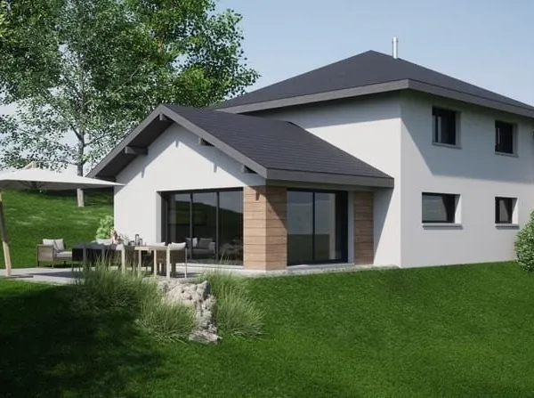 Projet de construction d'une maison 142 m² avec terrain à CHARVONNEX (74)