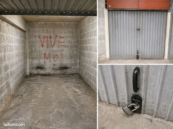Garage fermé sécurisé - Accès facile - Idéal stockage ou stationnement