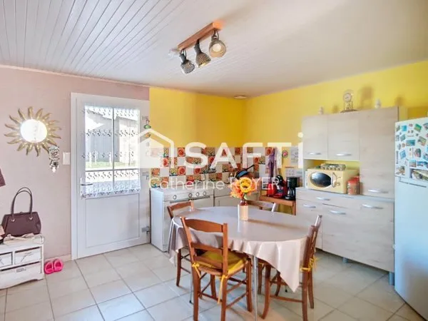 Maison T2 au calme avec beau terrain