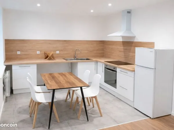 Appartement meublé 40 m² en rez-de-chaussée - idéal senior / personne à mobilité réduite
