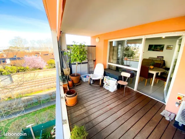 Appartement 3 pièces 59m² avec garage