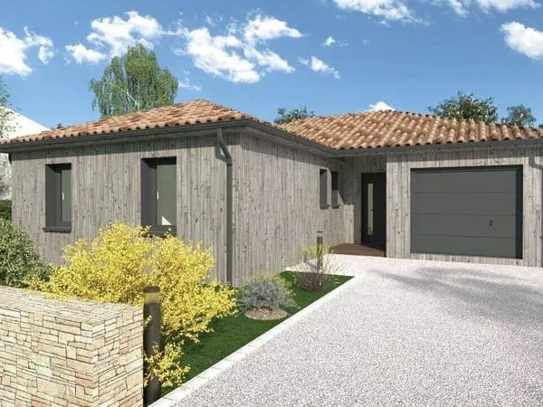 Terrain + Maison neuve en ossature bois de 90 m² à Notre-Dame-de-Monts