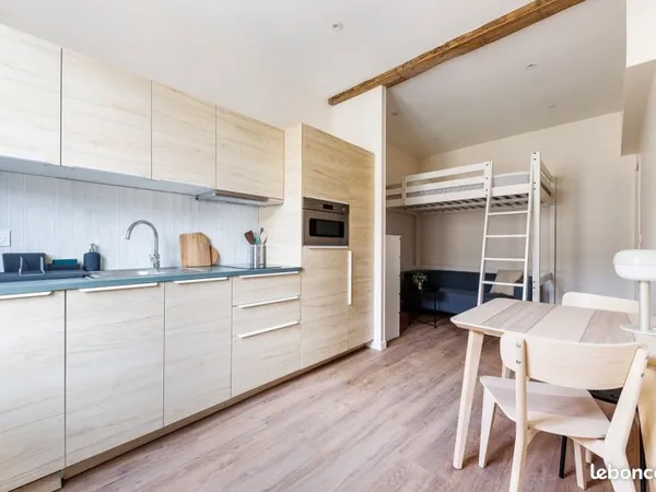 Studio meublé avec charme - Quai de la Monnaie, Bordeaux - sans frais d'agence