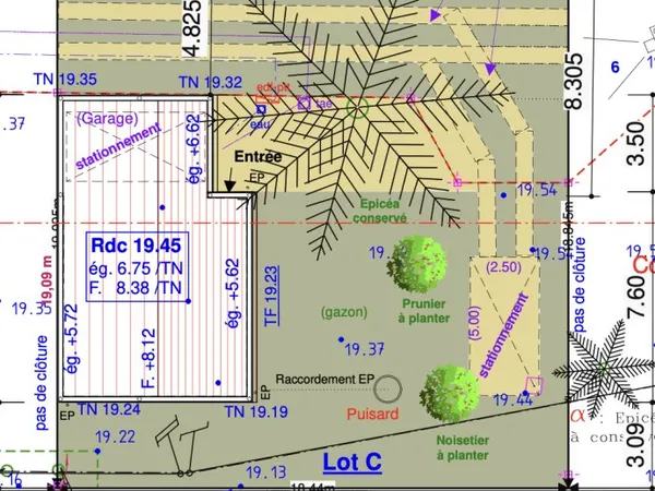 Terrain 246 m²