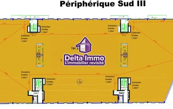 LE-PETIT-QUEVILLY - Plateau de bureaux de 1911 m² à louer