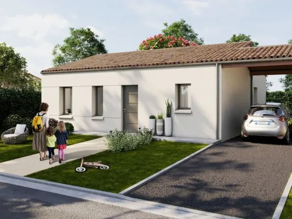 Terrain + maison 71 m²
