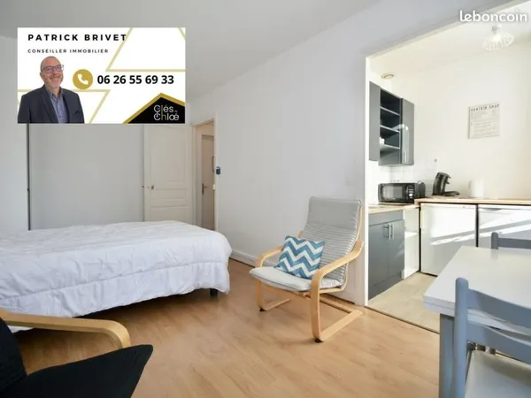 Studio 1 pièce 23 m²