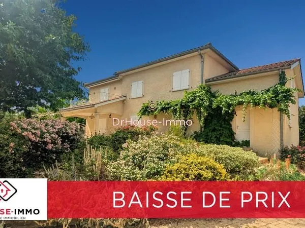 Secteur résidentiel Chazay d'azergues - Belle et vaste maison 195m2 sur magnifique terrain de 1560m2