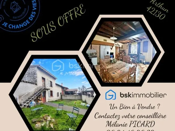Maison 2 pièces 58 m²