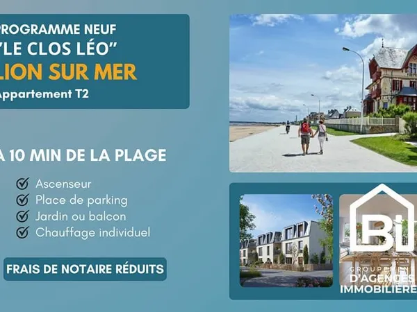 Lion Sur Mer - appartement T2 de 47.74 m2