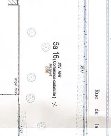 Terrain constructible 516 m2