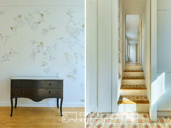 Ancienne boutique réhabilitée en appartement au coeur de Montmartre