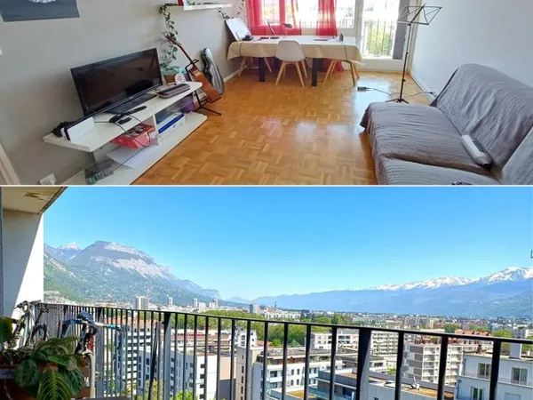 T2 meublé rénové de 47m². Au pied du TRAm, chauffage inclus