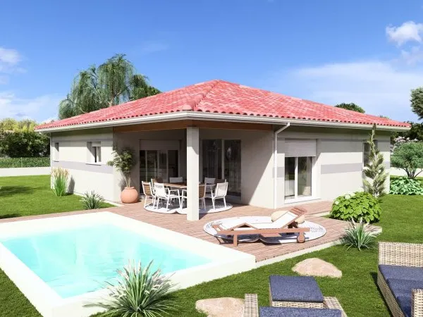 Maison neuve 3 chambres 96m² à Gourbera
