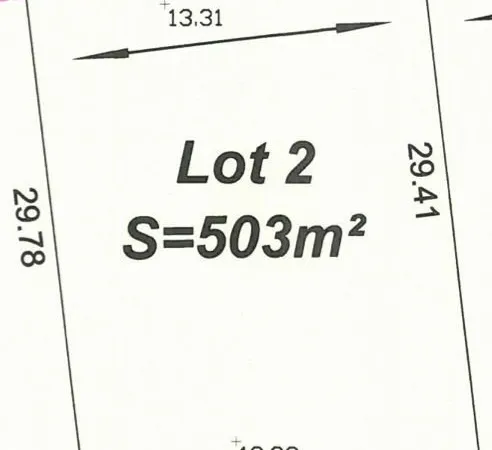 Terrain 503 m² Les Magnils Reigniers