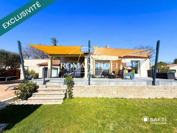Maison 5 pièces de 146m2 sur 1000m2 de terrain avec piscine