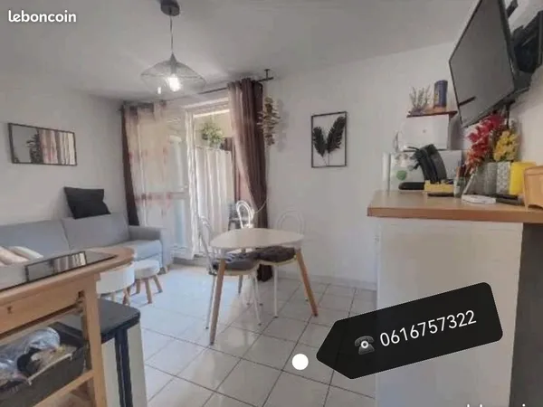 Appartement meublé, 1 chambre, Clim + Parking