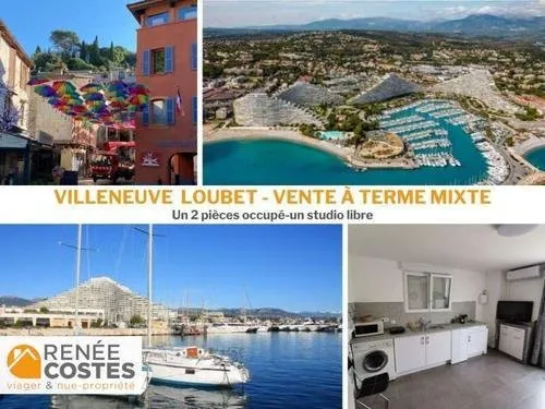 Vente à terme occupée sur 120 mois - VILLENEUVE LOUBET (06270)
