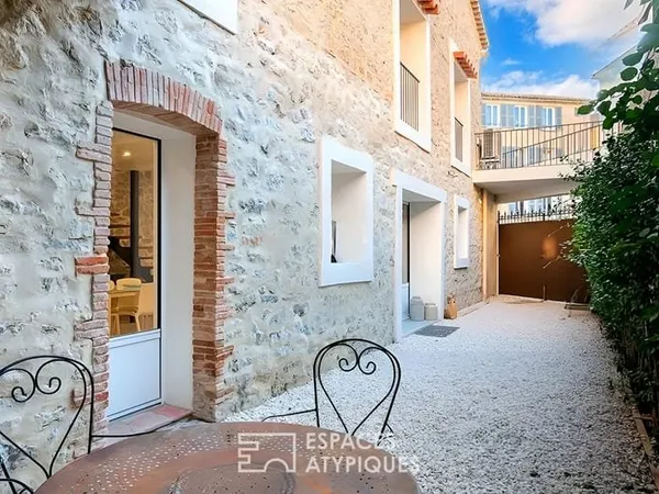 Maison de ville réhabilitée esprit contemporain
