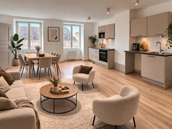 Trois pièces + bureau d'exception au coeur de Strasbourg - Place Gutenberg