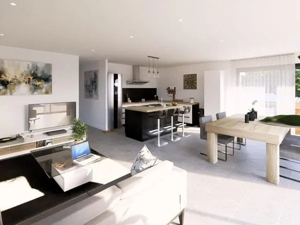 Maison neuve RE 2020+ terrain