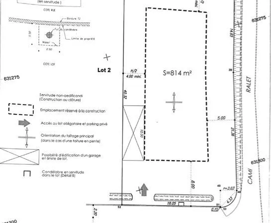 Terrain constructible à vendre - Saint-Féliu-d'Amont (66170)