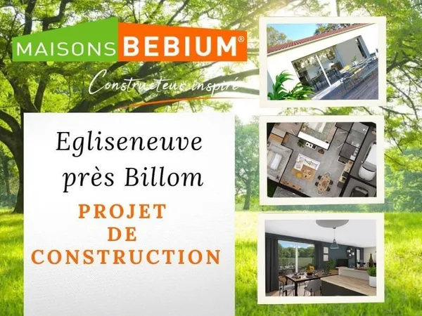 Terrain à bâtir de 805 m² à EGLISENEUVE-PRES-BILLOM (63)