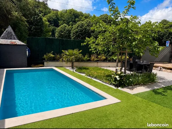Maison rénovée avec piscine - 135 m² - Périgueux canal - 349 000