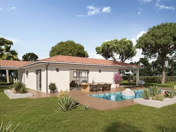 Maison contemporaine à Biscarrosse plage (406...