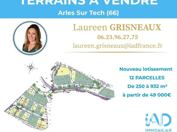 Terrain 373 m²