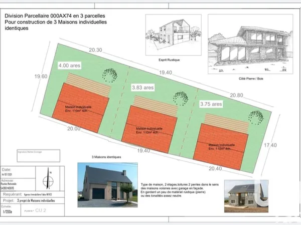 Terrain 1195 m²
