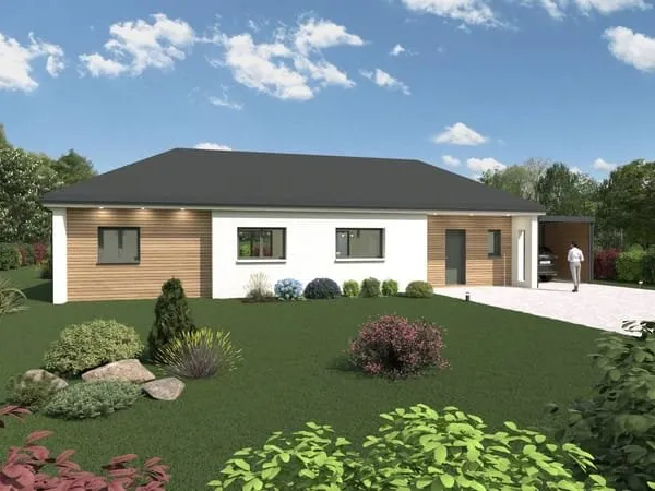 Terrain + maison 116 m² à Bertholène (12310)