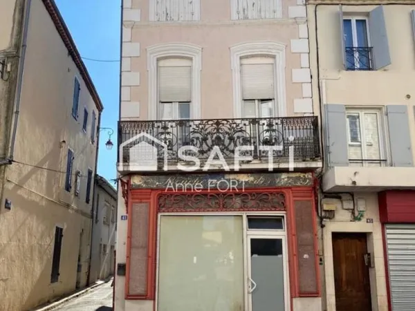 Immeuble avec maison de ville et local commercial en RDC - Villeneuve-sur-Lot