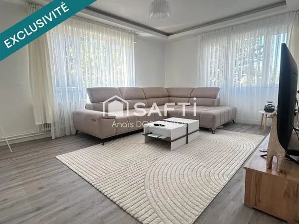 Appartement 4 pièces de 87 m² - Balcon, cave et stationnement - Sélestat