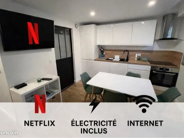 Studio à louer en bail mobilité