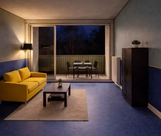 Studio meublé 33 m² avec balcon - Mobilier neuf - À 2 min du métro - Mons-en-Baroeul