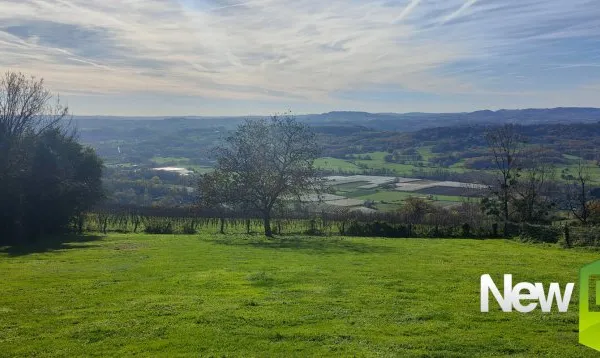 Terrain 1500 m² avec VUE à 20 mn de Brive