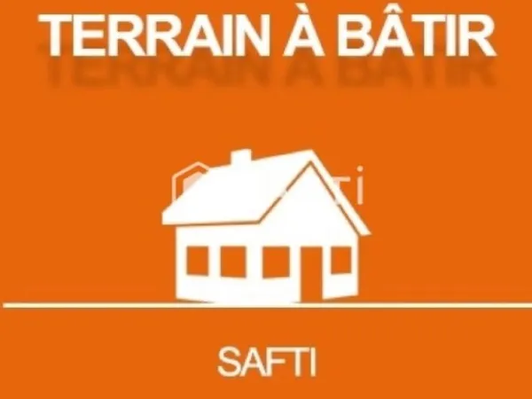 Terrain viabilisé et borné avec permis de construire à Oignies