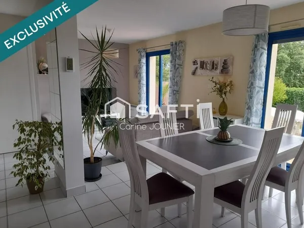 Rare maison récente avec vie de plein pied à deux pas du centre bourg de Langon avec une vue imprena