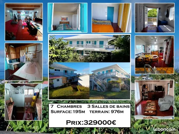 Maison familiale spacieuse à vendre - saint-joseph, jean petit