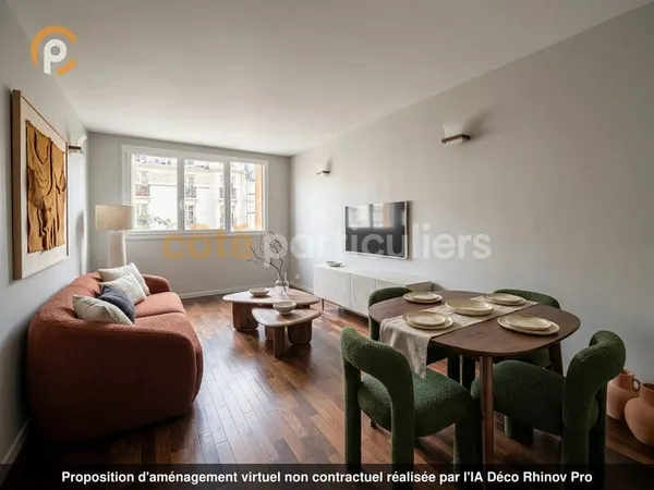 Appartement T2 49 m2 - Calme et Traversant - Bel Air PARIS 12e