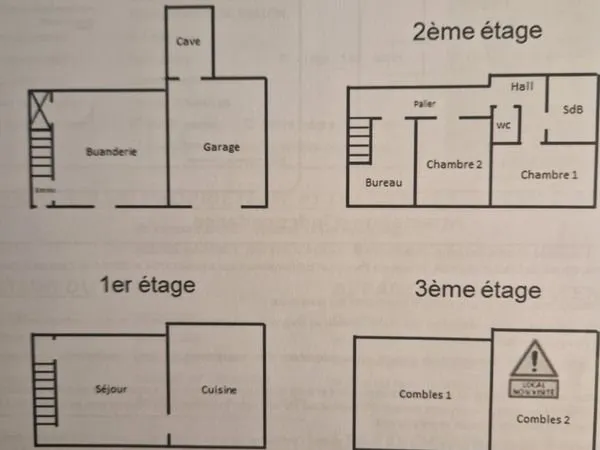 Maison 5 pieces 80 m2
