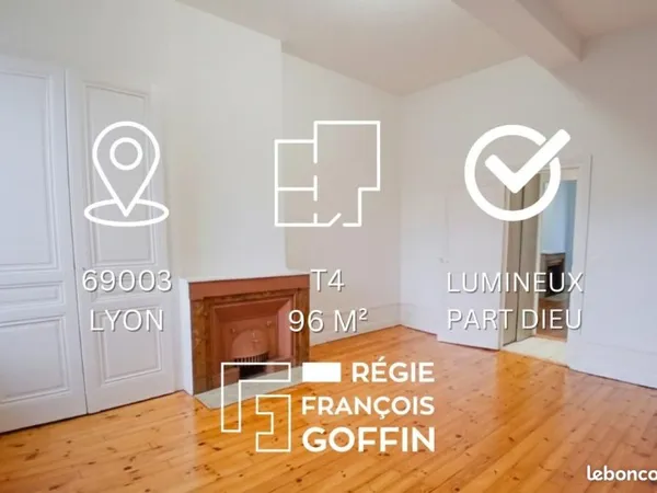 Appartement 4 pièces 96 m²